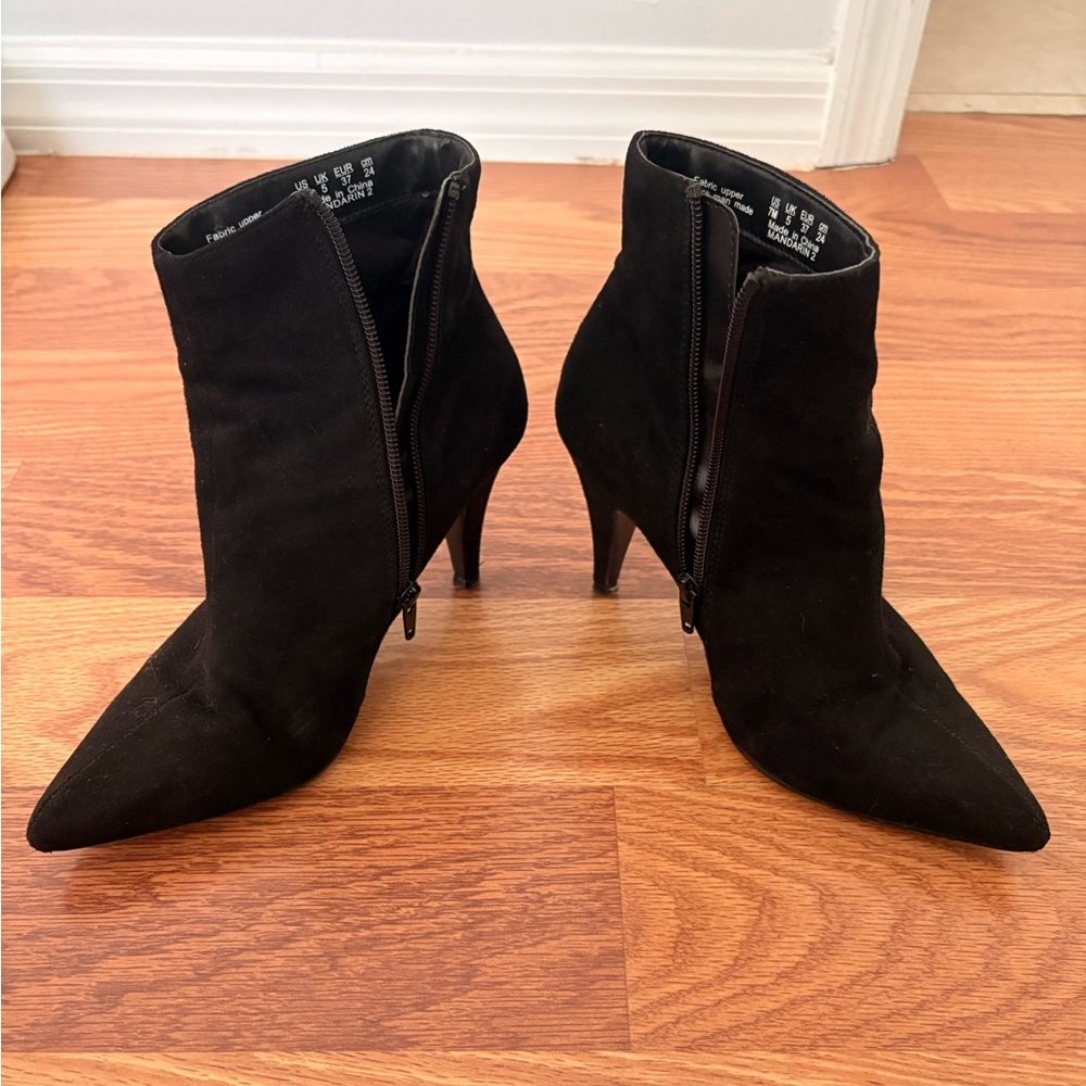 Carlos by Carlos Santana Black Ankle Booties